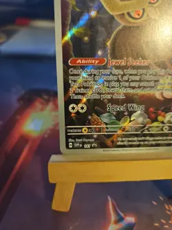 Pokemon Noctowl TCG Stellar Crown 141 Black Star Promo Holo Card NM Condition - Image 5
