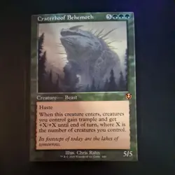MTG - Craterhoof Behemoth - Retro Frame - INR 480 - Innistrad Remastered Mythic - Image 1