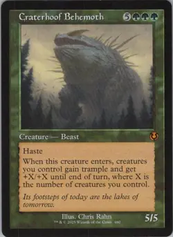 Craterhoof Behemoth (Retro Frame) M Innistrad Remastered 480 NM - Image 1