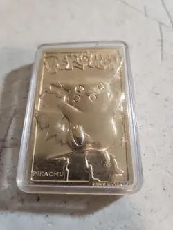 Lot of2 1999 Pokemon Pikachu Jigglypuff 24K Gold Plated Trading Card Burger King - Image 5