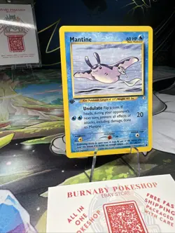 Mantine 64/111 Neo Genesis 1st Edition WOTC Vintage Pokemon TCG Card - Image 2