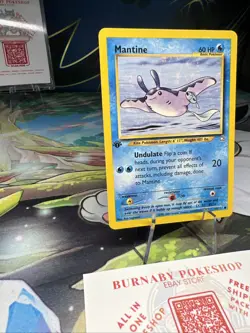 Mantine 64/111 Neo Genesis 1st Edition WOTC Vintage Pokemon TCG Card - Image 3