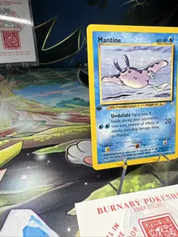 Mantine 64/111 Neo Genesis 1st Edition WOTC Vintage Pokemon TCG Card - Image 4