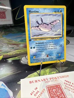Mantine 64/111 Neo Genesis 1st Edition WOTC Vintage Pokemon TCG Card - Image 5
