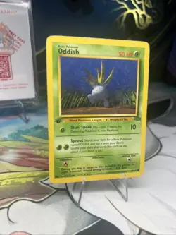 Oddish 58/64 Jungle 1st Edition WOTC Vintage Pokemon TCG Card - Image 3