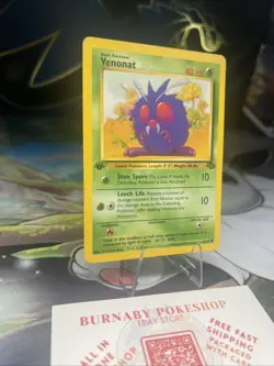 Venonat 63/64 Jungle 1st Edition 1999 WOTC Vintage Pokemon TCG Card - Image 3