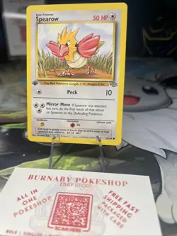 Spearow 62/64 Jungle 1st Edition WOTC 1999 Vintage Pokemon TCG Card - Image 3