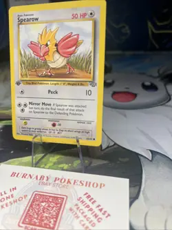 Spearow 62/64 Jungle 1st Edition WOTC 1999 Vintage Pokemon TCG Card - Image 4