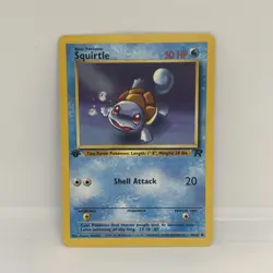 Pokemon TCG Squirtle Team Rocket 68/82 1st Edition Regular 50 HP Common - Image 1