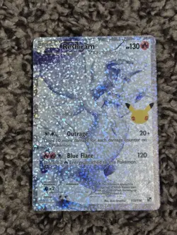 Pokemon TCG Celebrations Classic Collection Reshiram 113/114 - Image 1