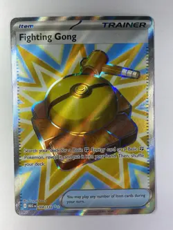 Pokemon: Fighting Gong Ultra Rare Full Art Holo Mega 168/132 (Near Mint) - Image 1