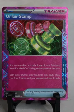 Unfair Stamp 165/167 Twilight Masquerade TWM -Near Mint- Pokemon TCG - Image 1