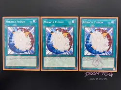 YuGiOh! Miracle Fusion LED6-EN020, LDS3-EN106 (C) 1st Ed 3x - Image 1