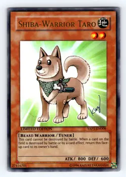 Yugioh Shiba-Warrior Taro YAP1-EN008 Ultra Rare - MP-LP 💎 - Image 1