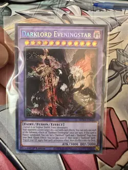 Yu-Gi-Oh! Darklord Eveningstar BPRO-EN036 Secret Rare 1st Ed - Image 1