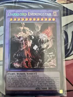 Yu-Gi-Oh! Darklord Eveningstar BPRO-EN036 Secret Rare 1st Ed - Image 2