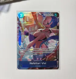 One piece TCG EB04-025 Nefeltari Vivi Alternate Art - OP14 The Azure Sea’s Seven - Image 1