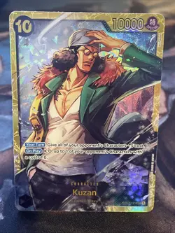 One Piece TCG Kuzan OP02-121 SEC Alt Art The Best PRB-01 TCG Eng - Image 1
