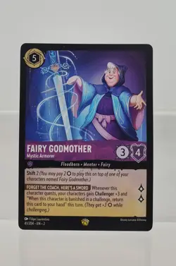 Disney Lorcana Fairy Godmother - Mystic Armorer 41/204 Rise of the Floodborn Leg - Image 1