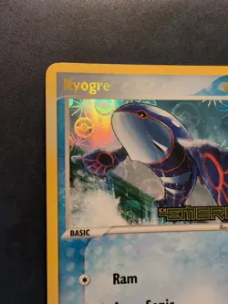 1x Pokemon Kyogre 6/106 EX Emerald Stamped Reverse Holo Rare Lightly Played - Image 2