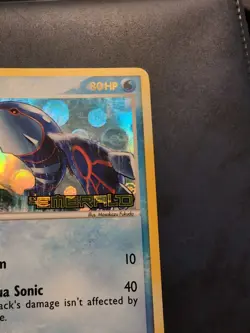 1x Pokemon Kyogre 6/106 EX Emerald Stamped Reverse Holo Rare Lightly Played - Image 3