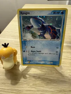 Pokemon TCG Holo Rare EX Emerald Kyogre Card 6/106 - Image 1