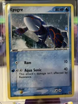 Pokemon TCG Kyogre 6/106 Holo Ex Emerald Set Holo Rare HP - Image 1