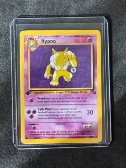 1999 Pokemon Fossil Hypno 1st Edition Rare 23/62 EX - LP - Image 3