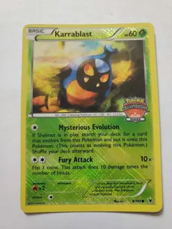 MP Karrablast 8/101 Pokemon Championship Series Promo Noble Victories - Image 1
