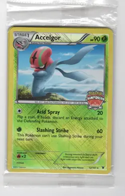 Pokemon Accelgor 12/101 Championships Series STAFF Promo Pack SEALED!! - Image 1