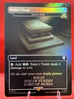 MTG💥Balin's Tomb💥Ancient Tomb Commander: the Lord of the Rings💥Foil💥M 0357 - Image 1