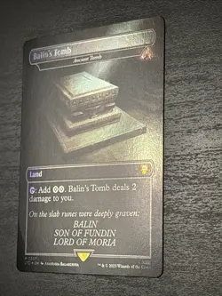 Balin's Tomb - Ancient Tomb Commander: the Lord of the Rings: Foil - Image 2