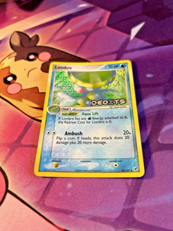 Lombre - 33/107 [Ex Deoxys] Pokemon TCG - STAMPED REVERSE HOLO PROMO - NM - Image 3
