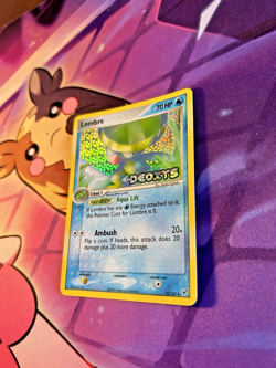 Lombre - 33/107 [Ex Deoxys] Pokemon TCG - STAMPED REVERSE HOLO PROMO - NM - Image 4