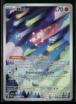 Pokemon TCG Minior Illustration Rare 201/182 Paradox Rift Holo Card - Image 1