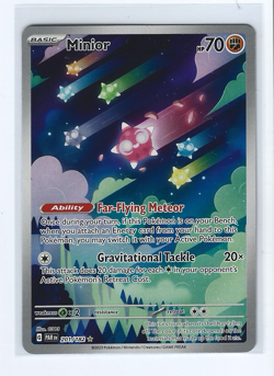 Minior 201/182 SV04: Paradox Rift Holo Illustration Rare Pokemon TCG NM 201/182 - Image 1