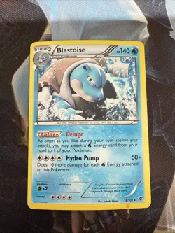 Blastoise 16/101 Holo Pokemon Card Plasma Blast MP - Image 1