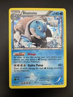 Blastoise 16/101 Cosmos Holo Rare Pokemon Plasma Blast 2013 - Image 3