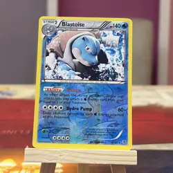 Blastoise 16/101 Reverse Holo Rare Plasma Blast Pokemon Card - Image 1
