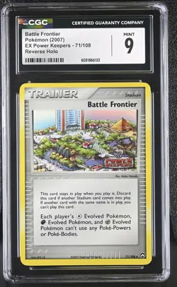 CGC 9 Battle Frontier EX Power Keepers 71/108 Reverse Holo STAMPED Pokemon Card - Image 1