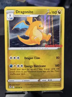 Dragonite 131/195 Silver Tempest Gamestop Exclusive Pokemon TCG Card NM - Image 1