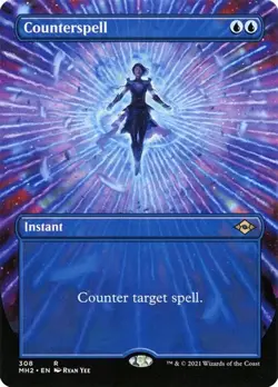 Counterspell - Foil Extended Art Modern Horizons 2 NM MTG - Image 1