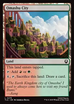 MTG Avatar: The Last Airbender Omashu City Foil 0275 NM - Image 1