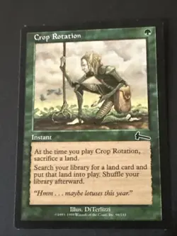 Crop Rotation X1 Urza’s Legacy Ex Condition See Pics Front Back - Image 1