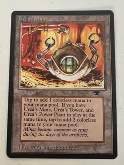 Magic the Gathering MTG Antiquities Urza's Mine (CLAWED SPHERE) NM (Beta Bob) - Image 1