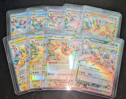 Pokemon PRISMATIC EVOLUTION Double Rares EX Complete 9 Card Set NM EEVEE ENGLISH - Image 3