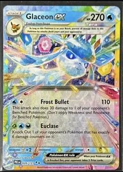 Pokemon Prismatic Evolutions Double Rare EX EEVEE Set Of 9 ENGLISH EEVEELUTIONS - Image 5