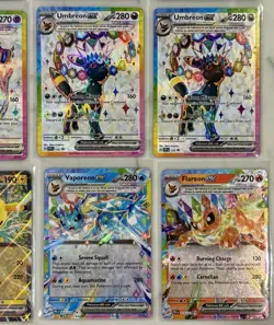 POKEMON PRISMATIC EVOLUTIONS POKEBALL PROMO EX LOT X19 UMBREON ESPEON PIKACHU - Image 4