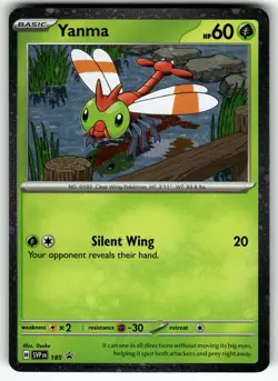 Yanma 185 SV: Scarlet & Violet Promo Cards NM Pokemon Card TCG - Image 1