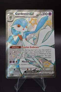 Pokemon TCG Gardevoir ex 217/091 SV: Paldean Fates Holo Near Mint Ungraded - Image 1